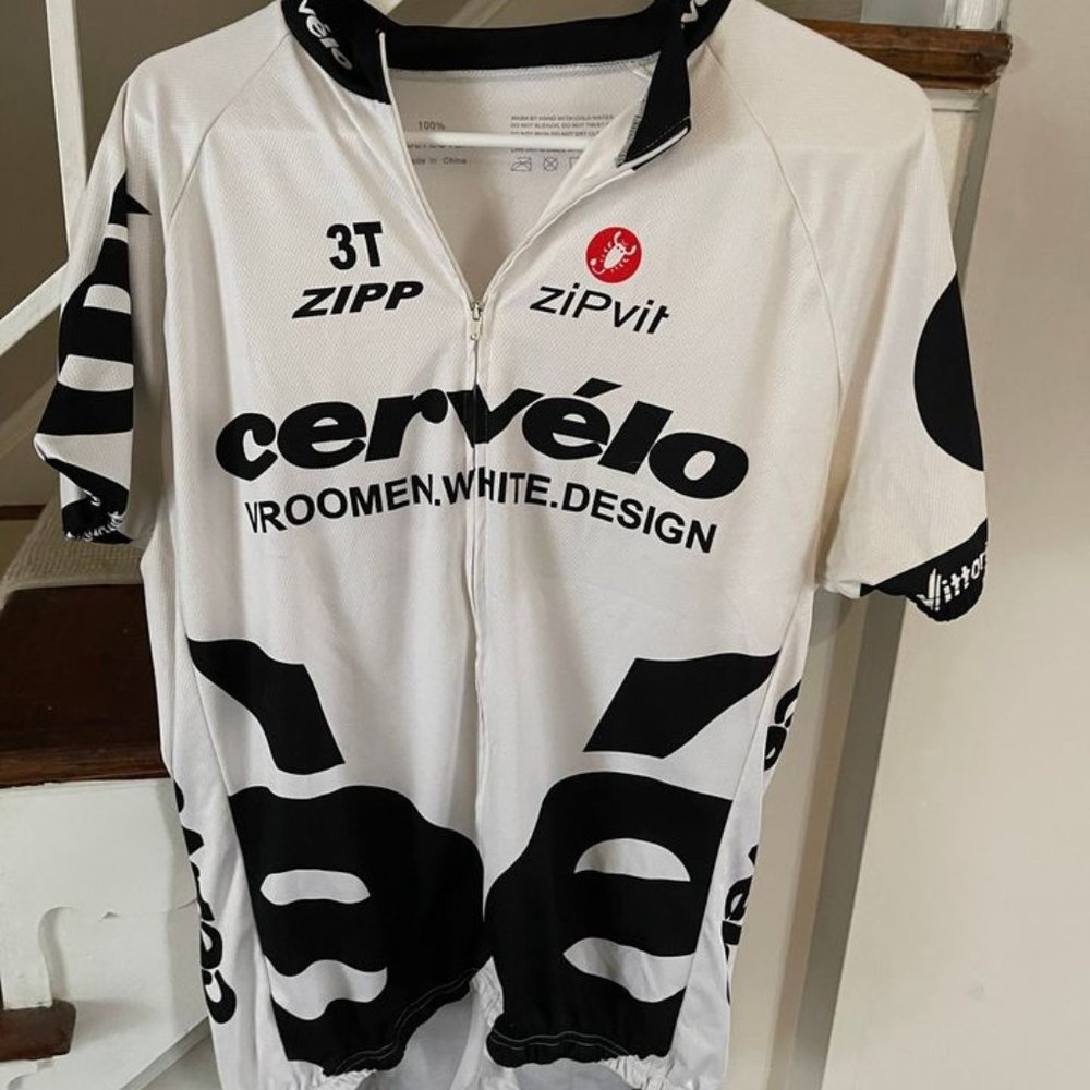 THREE Men's Cycling Jerseys (Cervelo and Cannondale) XL and XXL